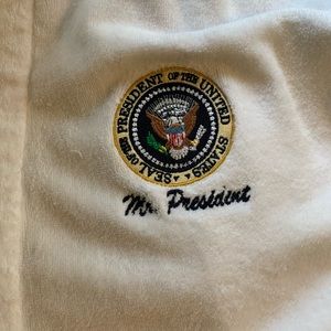 “Mr. President” terry cloth robe